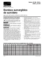 Preview for 7 page of STA-RITE D125 Series Installation, Operation & Parts Manual