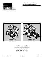 Preview for 1 page of STA-RITE DB10018T Owner'S Manual