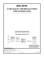 Preview for 1 page of STA-RITE DURA-GLAS II P4R Series Owner'S Manual