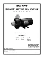 STA-RITE DURA-JET 5JSAC-A Owner'S Manual preview