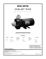 STA-RITE DURA-JET JSACL Owner'S Manual предпросмотр