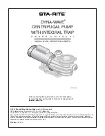 STA-RITE DYNA-WAVE MPRA Series Owner'S Manual preview