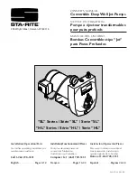 STA-RITE HL Series Owner'S Manual preview