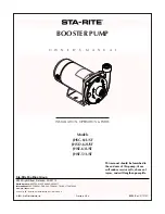 STA-RITE JHSC-61USF Owner'S Manual preview