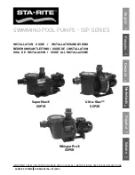 Preview for 1 page of STA-RITE S5P Series Installation Manual