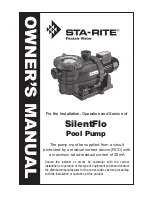 STA-RITE SilentFlo SF1100100 Owner'S Manual preview