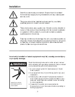 Preview for 4 page of STA-RITE SilentFlo SF1100100 Owner'S Manual