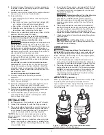 Preview for 2 page of STA-RITE US425125M-01 Installation, Operation & Parts Manual