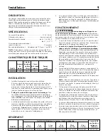 Предварительный просмотр 9 страницы STA-RITE US650125M Owner'S Manual