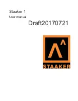 Preview for 1 page of Staaker 820101 User Manual