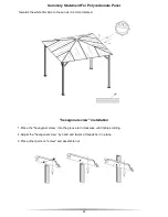 Preview for 23 page of Stabilezelte 3x3 Romance Assembly Instruction Manual