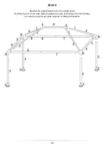 Preview for 12 page of Stabilezelte Sahara 3x4 Meter Assembly Instructions Manual