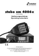 Предварительный просмотр 1 страницы stabo 30039 Operating Instructions Manual