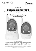 Предварительный просмотр 1 страницы stabo Babymonitor 400 User Manual