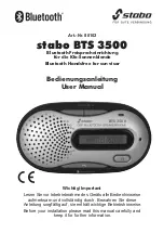 stabo BTS 3500 User Manual предпросмотр