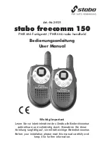 stabo freecomm 150 PMR 446 User Manual preview