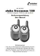 Предварительный просмотр 1 страницы stabo freecomm 150 User Manual