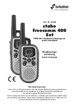 stabo Freecomm 400 User Manual предпросмотр