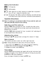 Preview for 25 page of stabo freecomm 600 PMR 446 Owner'S Manual