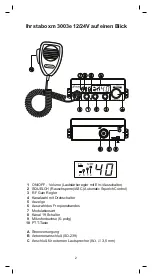 Предварительный просмотр 2 страницы stabo xm 3003e Operating Instructions Manual