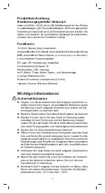 Предварительный просмотр 3 страницы stabo xm 3003e Operating Instructions Manual