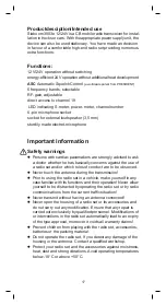 Предварительный просмотр 17 страницы stabo xm 3003e Operating Instructions Manual