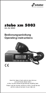 stabo XM 5003 Operating Instructions Manual preview