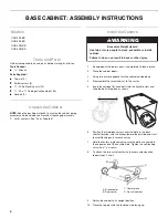 Предварительный просмотр 2 страницы Stack-On GCB-2SF-BB Assembly Instructions Manual