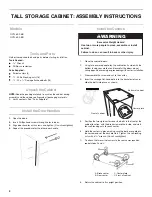 Предварительный просмотр 4 страницы Stack-On GCB-2SF-BB Assembly Instructions Manual