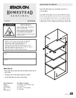 Stack-On Homestead Sentinel FG-1416 Instructions Manual предпросмотр