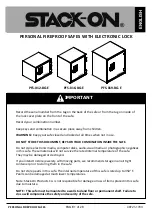 Stack-On PFS-012-BG-E Owner'S Manual предпросмотр