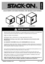 Preview for 15 page of Stack-On PFS-012-BG-E Owner'S Manual