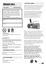 Preview for 1 page of Stack-On PWS-1855-E Instructions Manual