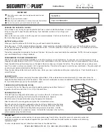 Stack-On Security Plus QAS-1304 Instructions Manual preview