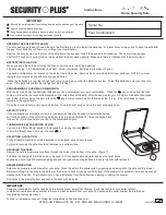 Stack-On Security Plus QAS-710 Instructions Manual preview