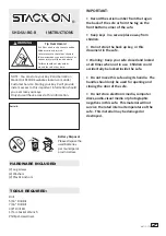 Preview for 1 page of Stack-On SHD-SU-BG-B Instructions Manual