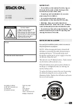 Preview for 1 page of Stack-On SS-10-MB-E Instructions Manual