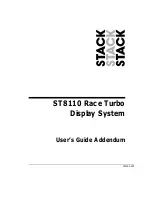 Stack ST8110 User Manual Addendum preview