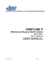 Staco Energy FirstLine P User Manual preview