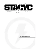 Preview for 1 page of STACYC Stability Cycle Owner'S Manual