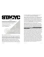 Preview for 2 page of STACYC Stability Cycle Owner'S Manual