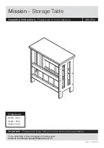 Preview for 1 page of Stadium Mission Assembly Instructions