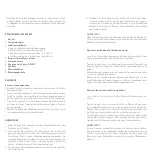 Preview for 4 page of Stadler Form QuickUp One Operating Instructions Manual