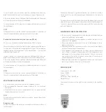 Preview for 8 page of Stadler Form QuickUp One Operating Instructions Manual