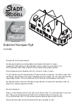 Stadt im Modell Sylt Modell 9032 Manual preview