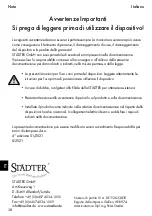 Preview for 38 page of STADTER 330078 Operating Instructions Manual