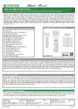 Preview for 1 page of Stafer V6RX.E3 User And Maintenance Manual