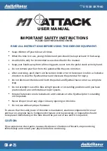 Preview for 2 page of Staffs Fitness M1 Attack User Manual