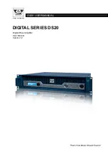 Предварительный просмотр 1 страницы Stage Accompany DS20 Series User Manual