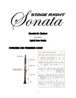 Preview for 1 page of Stage Right Sonata 609350 Quick User Manual